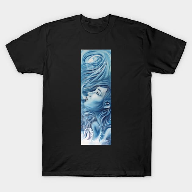 "Vapor" (w/ Rob Talo Studios logo) T-Shirt by RobTalo